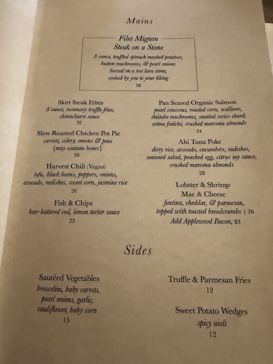 Fraunces Tavern Menu - Image 3