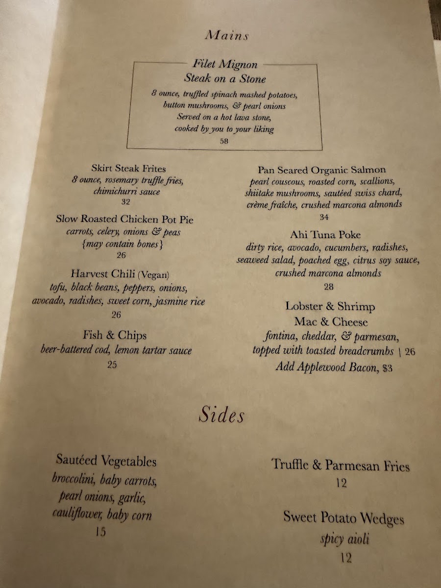Fraunces Tavern Menu - Image 4
