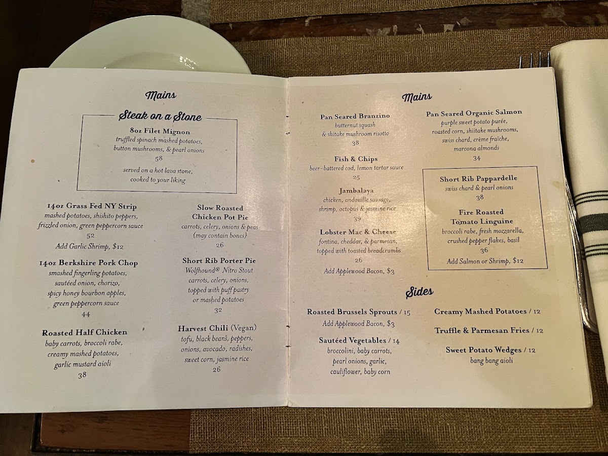 Fraunces Tavern Menu - Image 6